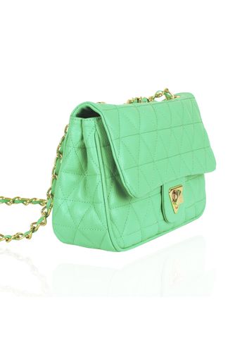 Bolsa Nina Petit Couro Aqua Green
