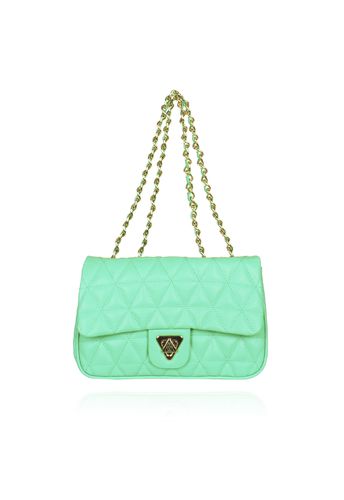 Bolsa Nina Petit Couro Aqua Green