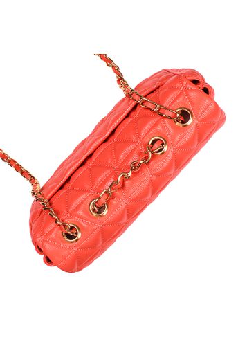 Bolsa Nina Petit Couro Goiaba