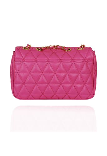 Bolsa Nina Petit Couro Rosa Chiclete