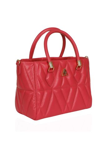 Bolsa Queen Média Couro Pitaya