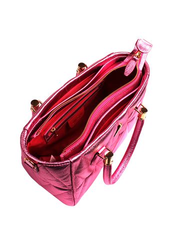 Bolsa Queen Média Tutti Frutti Metalizado