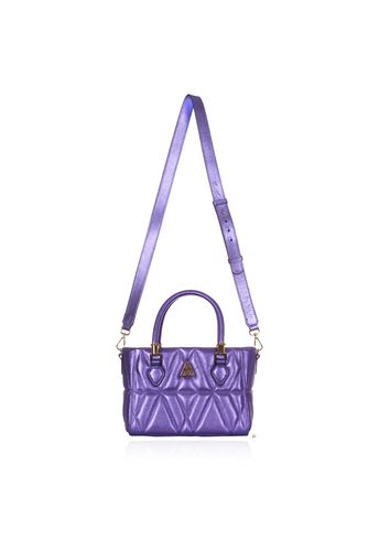 Bolsa Queen Petit Violeta Metalizado