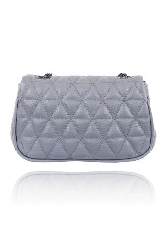 Bolsa Party Couro Cinza