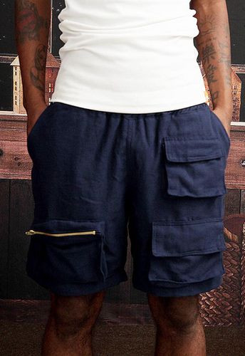 Short Cargo 3D Utility Marinho - Make Peace