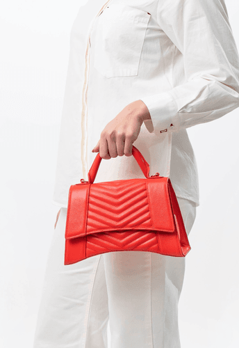 Bolsa Alice Couro Red Alert