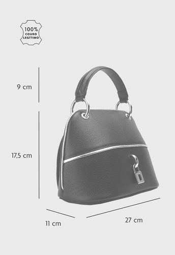 Bolsa Cora Caramelo com Onça