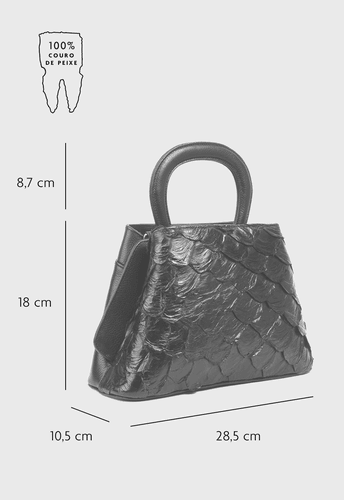 Bolsa Iara Off white Pirarucu