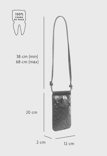 Porta Celular Maren Off white Pirarucu