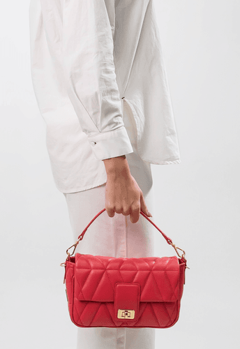 Bolsa Carrie Petit Couro Pitaya