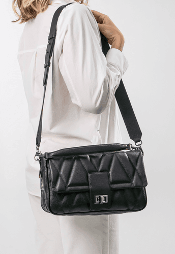 Bolsa Carrie Couro Preto
