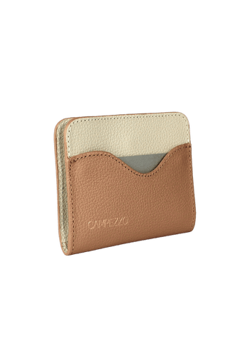 Carteira Claire Off White com Areia
