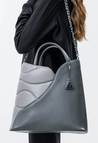 Bolsa Grace Carbono com Cinza