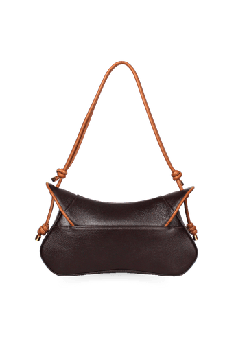 Bolsa Madonna Café com Onça e Caramelo
