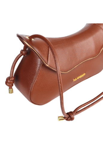 Bolsa Madonna Marrom com Cobre|Sob Encomenda