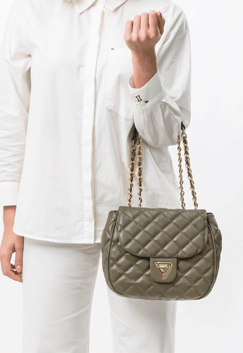 Bolsa Marilyn Couro Militar