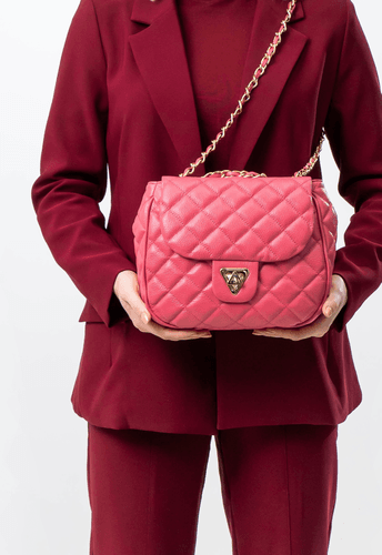 Bolsa Marilyn Couro Pink Blush