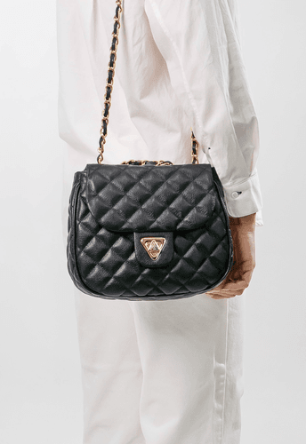 Bolsa Marilyn Couro Preto