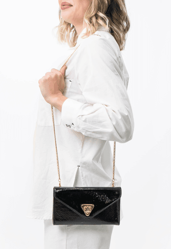 Bolsa Mia Preto Verniz