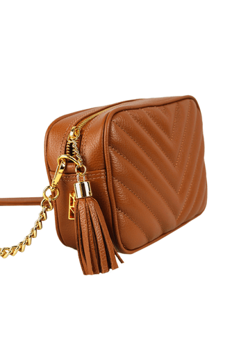 Bolsa Mini Lobby Caramelo