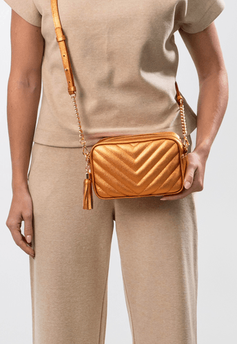 Bolsa Mini Lobby Ocre