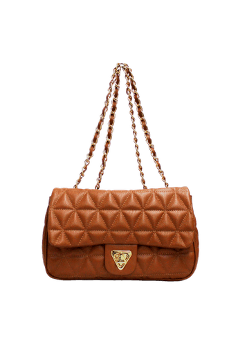 Bolsa Nina Petit Couro Caramelo