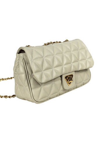 Bolsa Nina Petit Couro Off white