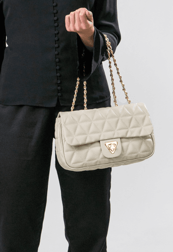 Bolsa Nina Petit Couro Off white