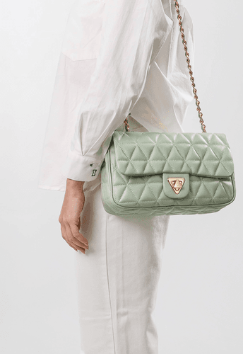 Bolsa Nina Petit Couro Pistache