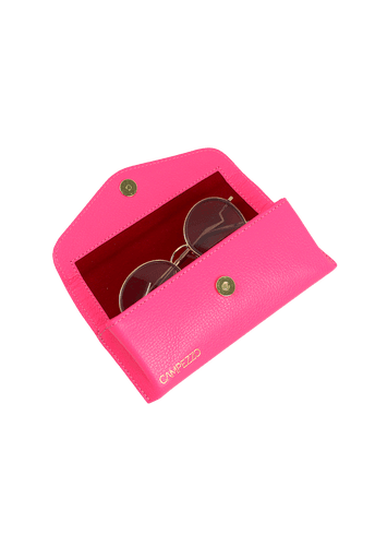 Porta Óculos Clássico Couro Barbie