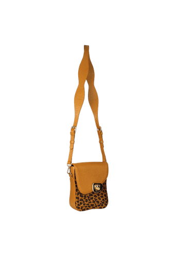 Bolsa Sophia Mascavo com Onça