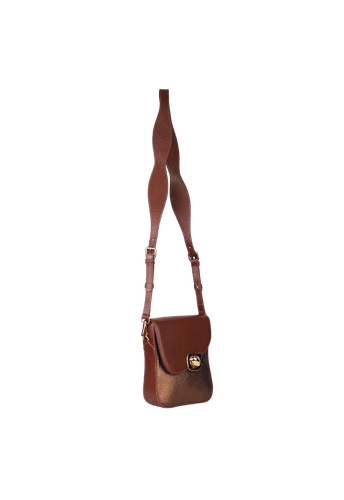 Bolsa Sophia Marrom com Cobre