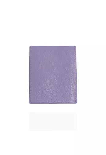 Carteira Slim Couro Lavanda