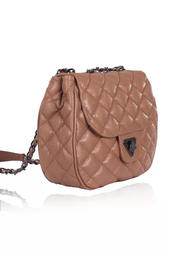 Bolsa Marilyn Couro Nude