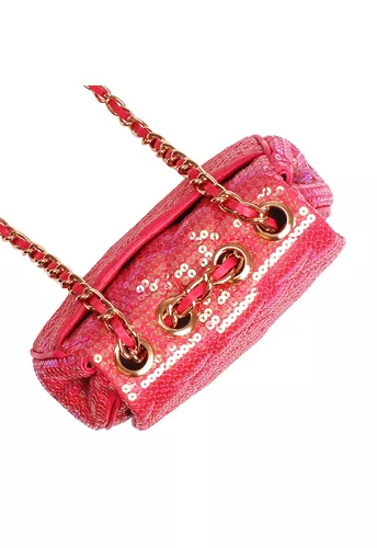 Bolsa Marilyn Petit Pink Paetê 