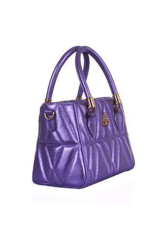 Bolsa Queen Petit Violeta Metalizado