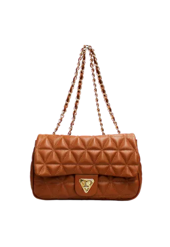 Bolsa Nina Petit Couro Caramelo