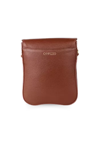 Bolsa Sophia Marrom com Cobre