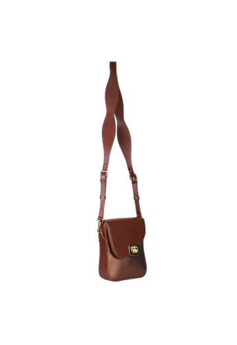 Bolsa Sophia Marrom com Cobre