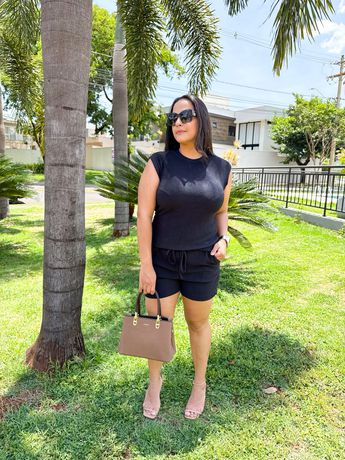 Conjunto Helo Preto Regata - 8170 - Rebeca Azevedo