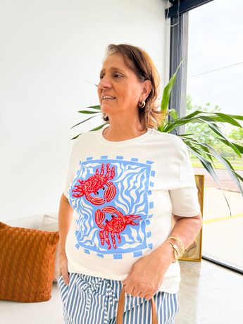 T shirt Carangueijo - 8192 - Rebeca Azevedo