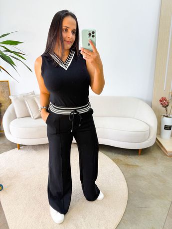 Conjunto Luara Preto - 8202 - Rebeca Azevedo