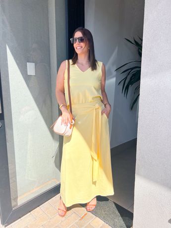 Conjunto Priscila Amarelo - 8078 - Rebeca Azevedo