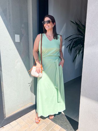 Conjunto Priscila Verde - 8079 - Rebeca Azevedo