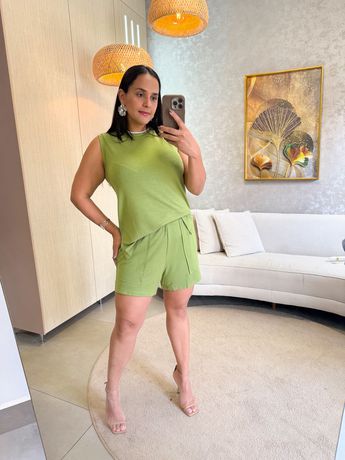 Conjunto Bianca Verde - 8096 - Rebeca Azevedo