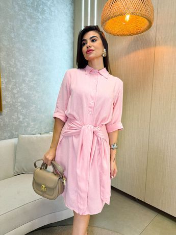 Vestido Sandra Rosa - 7017 - Rebeca Azevedo