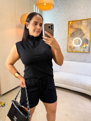 Conjunto Sofi Preto - 7043 - Rebeca Azevedo