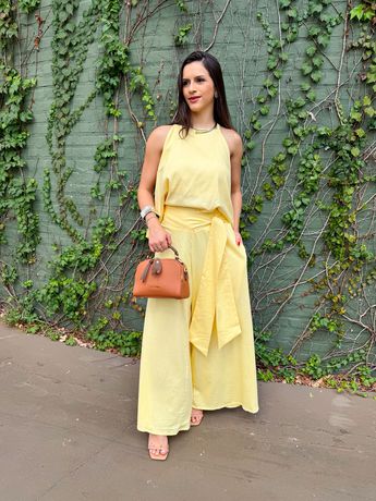 Conjunto Ayla Amarelo - 7048 - Rebeca Azevedo