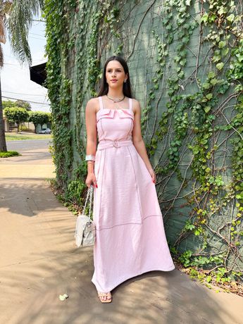 Vestido Rubia Rosa Bebê - 7052 - Rebeca Azevedo