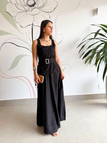 Conjunto Ester Preto - 7077 - Rebeca Azevedo